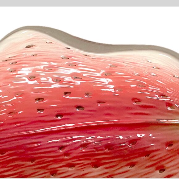 Pacific Rim Art Pottery Orchid Lily Flower Serving Dish 10x5.5" Handpainted 2004 - Picture 6 of 9